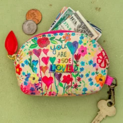 Natural Life Vegan Leather Mini Pouch - You Are So Loved