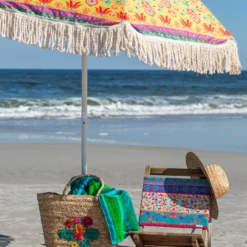 Natural Life Embroidered Straw Tote -Natural Life Shop BAG449 A2 scaled