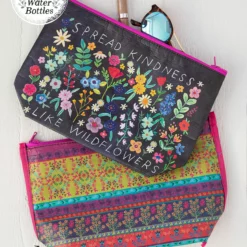 Natural Life Recycled Zipper Pouch - Kindness