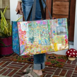 Natural Life Carry All Tote Bag - Patchwork