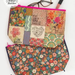 Natural Life Recycled Zipper Pouch - Stay Close