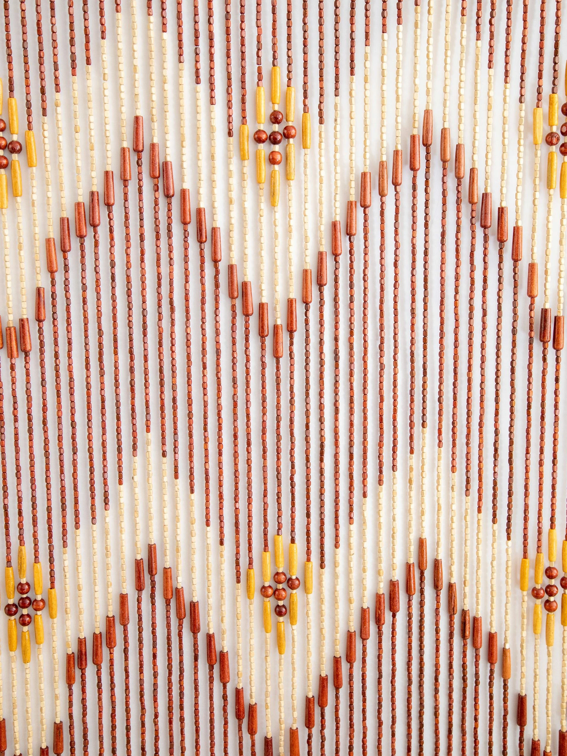Natural Life Bungalow Beaded Curtain - Terracotta 6 Natural Life Bungalow Beaded Curtain - Terracotta - Image 4