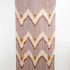 Natural Life Bungalow Beaded Curtain - Terracotta