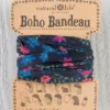 Natural Life Full Boho Bandeau® Headband - Black Green Ivy Floral 1 Natural Life Full Boho Bandeau® Headband - Black Green Ivy Floral -Natural Life Shop BBW024 scaled
