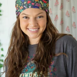 Natural Life Full Boho Bandeau® Headband - Multi Wildflowers -Natural Life Shop BBW323 A3 scaled