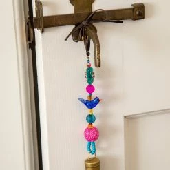 Natural Life Boho Beaded Bell - 8" -Natural Life Shop BELL006 2 scaled