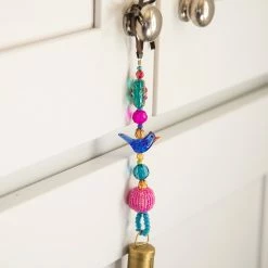 Natural Life Boho Beaded Bell - 8" -Natural Life Shop BELL006 4 scaled