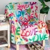 Natural Life Cozy Throw Blanket - Love 2 Natural Life Cozy Throw Blanket - Love -Natural Life Shop BLKT000043 1 scaled