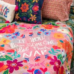 Natural Life Cozy Throw Blanket - Let Them Nap -Natural Life Shop BLKT000045 1 scaled