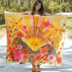 Natural Life Cozy Throw Blanket - Take Me To The Mountains