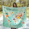 Natural Life Cozy Throw Blanket - World Is Too Big 1 Natural Life Cozy Throw Blanket - World Is Too Big -Natural Life Shop BLKT000050 3 scaled