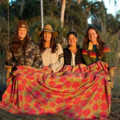 Natural Life XL Double-Sided Cozy Blanket - 2021 Top Chirps -Natural Life Shop BLKT183 A3 scaled