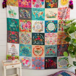 Natural Life XL Double-Sided Cozy Blanket - 2021 Top Chirps -Natural Life Shop BLKT183 A5 scaled