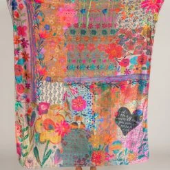 Natural Life Cozy Throw Blanket - God's Love Patchwork