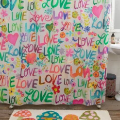 Natural Life Tufted Runner Bath Mat - Cream Mushrooms