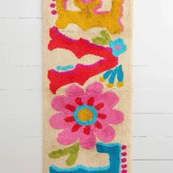 Natural Life Tufted Runner Bath Mat - Love -Natural Life Shop BMAT000020 2 scaled