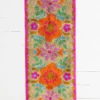 Natural Life Tufted Runner Bath Mat - Orange Floral -Natural Life Shop BMAT014 scaled