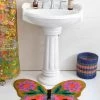 Natural Life Shaped Tufted Bath Mat - Butterfly -Natural Life Shop BMAT015 3 scaled