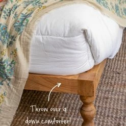 Natural Life Gauze Tapestry Coverlet - Cream -Natural Life Shop BSS000054 7 scaled