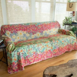 Natural Life Gauze Tapestry Coverlet - Wildflower Border 9 Natural Life Gauze Tapestry Coverlet - Wildflower Border -Natural Life Shop BSS000056 4 scaled