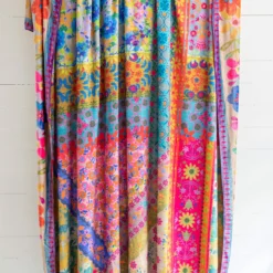 Natural Life Double-Sided Cozy Coverlet - Floral Patchwork