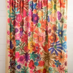 Natural Life Tapestry Coverlet - Bright Floral Garden