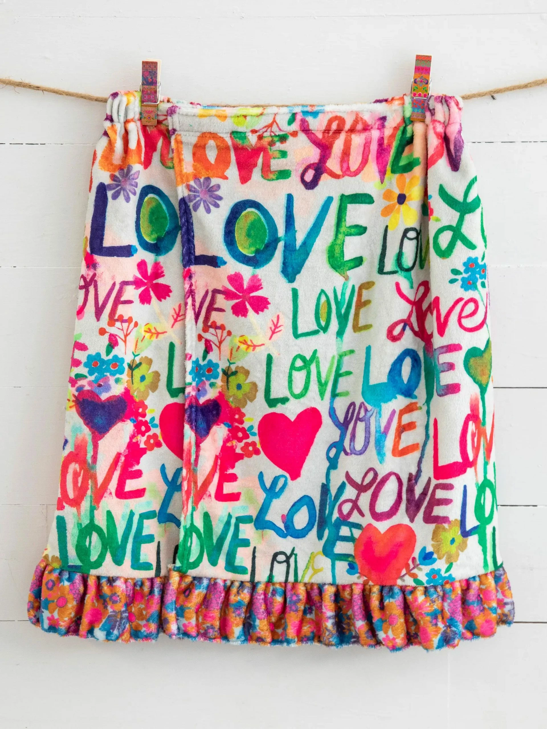 Natural Life Shower Body Towel Wrap - Love 5 Natural Life Shower Body Towel Wrap - Love - Image 3