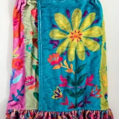 Natural Life Shower Body Towel Wrap - Flowers -Natural Life Shop BTWL093 scaled