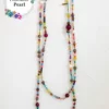 Natural Life Boho Glass & Pearl Beaded Necklace - Multicolor -Natural Life Shop Boho Beaded Necklace scaled
