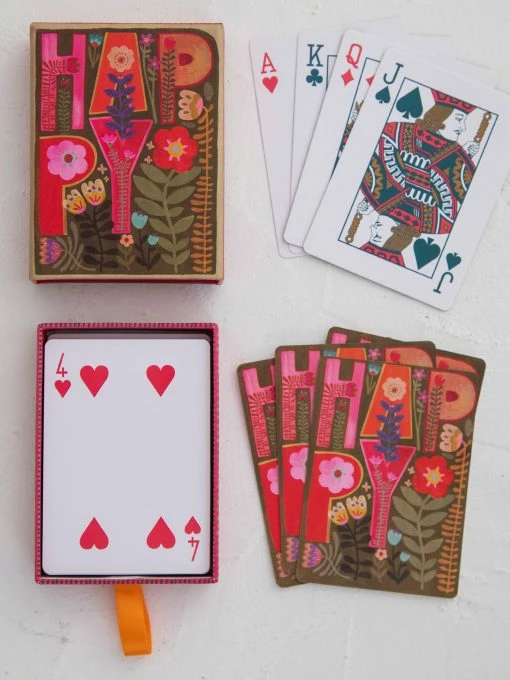 Natural Life Deck Of Playing Cards - Happy -Natural Life Shop CARDS022 scaled