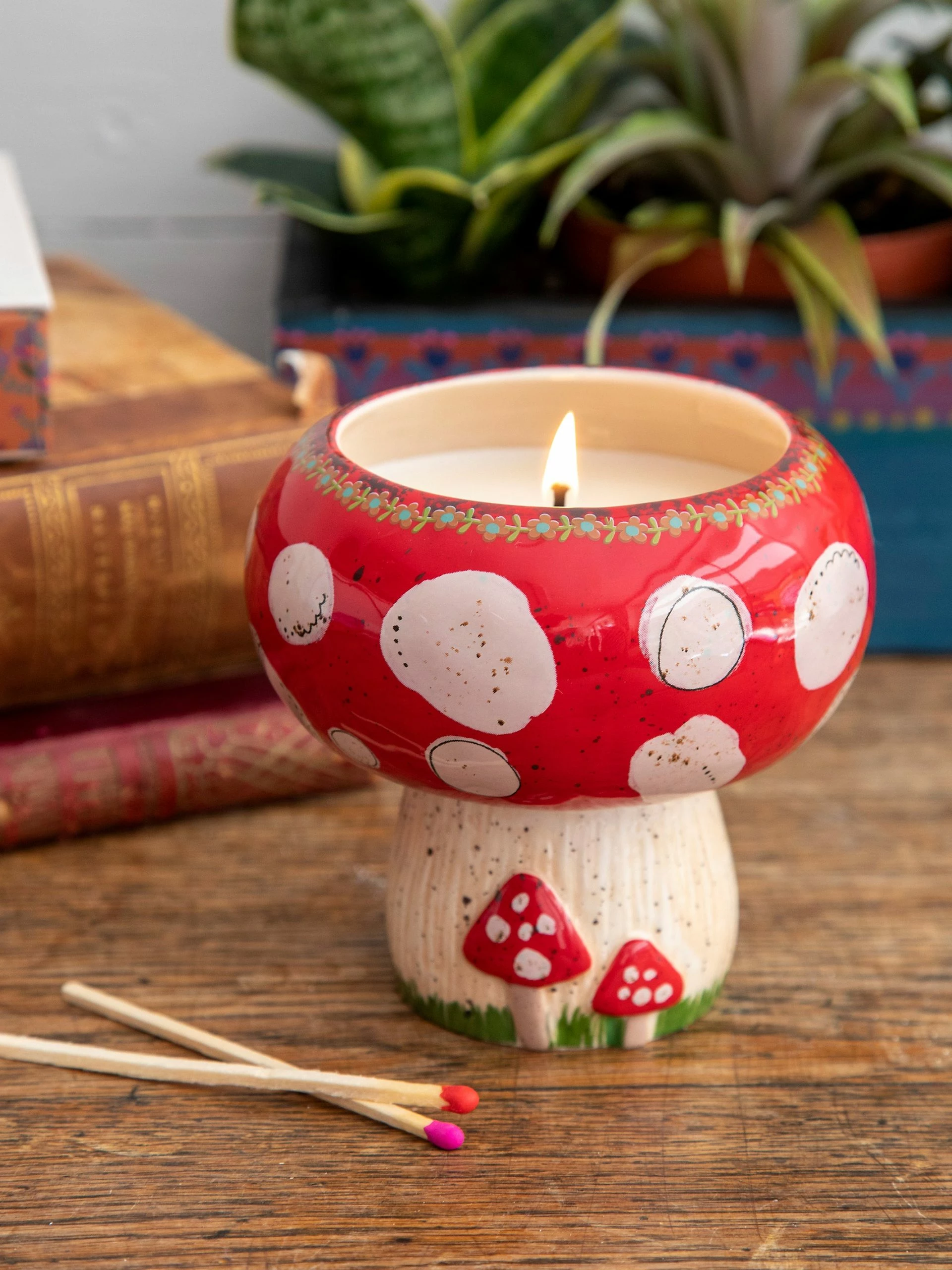 Natural Life Mushroom Trinket Bowl Candle 3 Natural Life Mushroom Trinket Bowl Candle