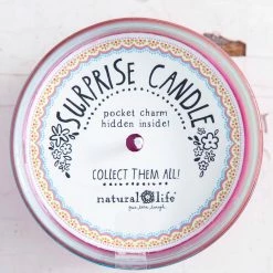 Natural Life Rainbow Surprise Candle - Rainbow Border -Natural Life Shop CNDL105 scaled