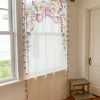 Natural Life Printed Curtain Panel - Cream Floral -Natural Life Shop CRT008 2 scaled