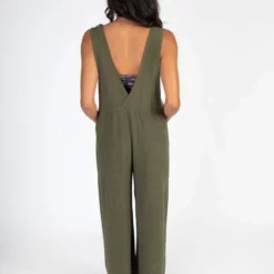 Natural Life Carly Wide-Leg Jumpsuit - Olive -Natural Life Shop Carly Jumpsuit Olive A1 scaled
