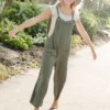 Natural Life Carly Wide-Leg Jumpsuit - Olive -Natural Life Shop Carly Jumpsuit Olive A7 scaled