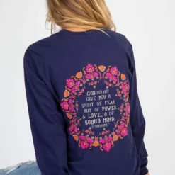 Natural Life Long Sleeve Comfy Tee Shirt - God Did Not Give -Natural Life Shop Comfy Tee God Did Not Give A3 scaled