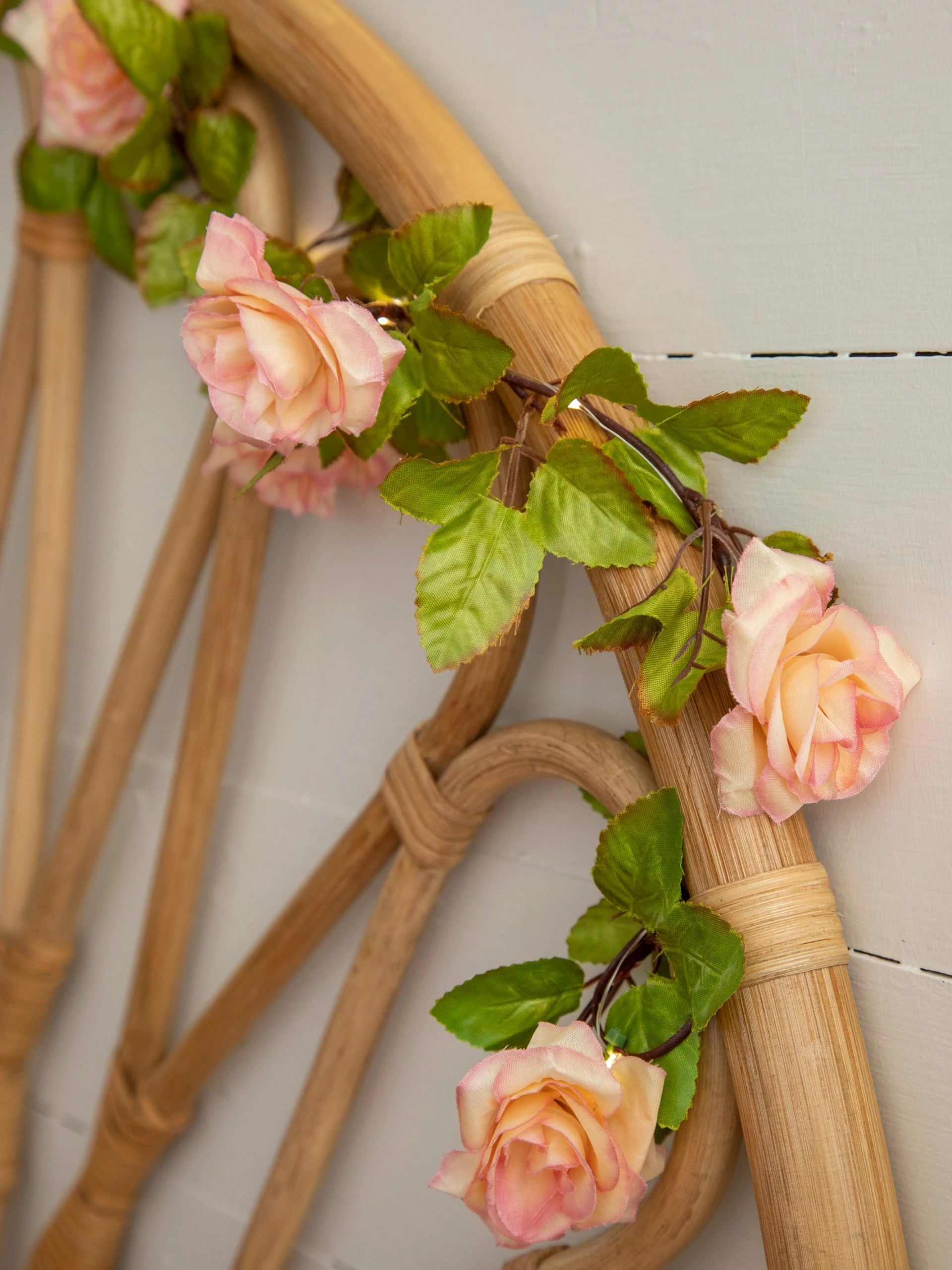 Natural Life Rose Vine Garland String Lights 4 Natural Life Rose Vine Garland String Lights - Image 2