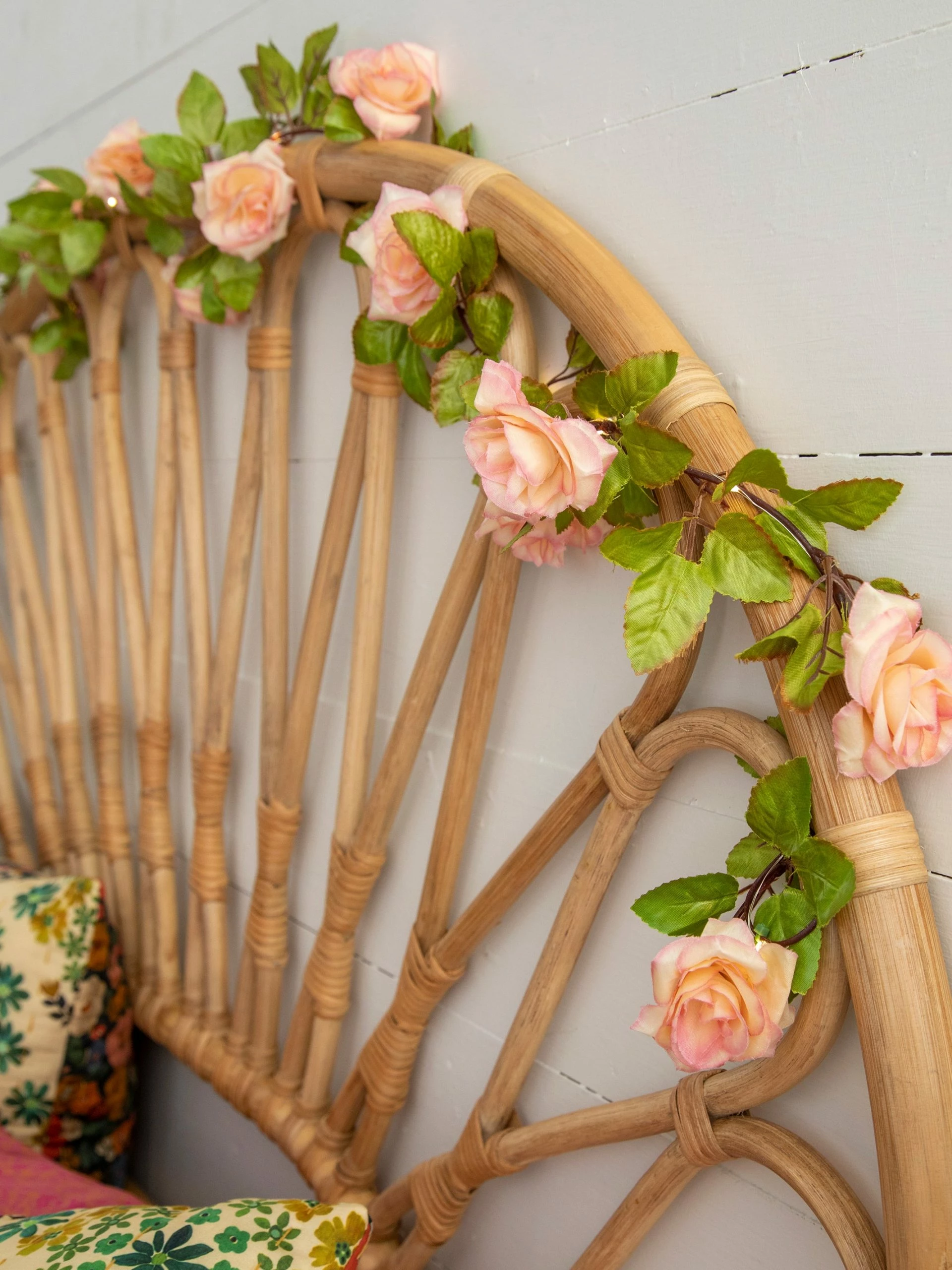 Natural Life Rose Vine Garland String Lights 5 Natural Life Rose Vine Garland String Lights - Image 3