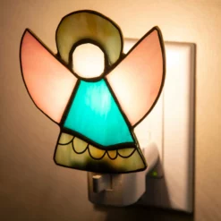 Natural Life Stained Glass Night Light - Angel