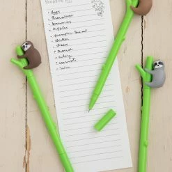 Natural Life Happy Gel Ink Pens, Set Of 3 - Sloth