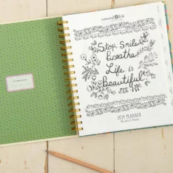 Natural Life 2023-24 17 Month Planner - Grateful Rainbow -Natural Life Shop DSK000029 2 scaled