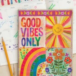 Natural Life 2023-24 Monthly Academic Planner - Good Vibes