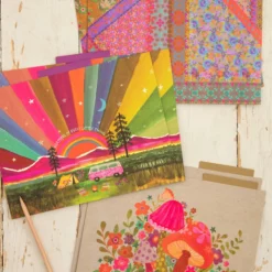 Natural Life Colorful File Folders, Set Of 6 - Little Things