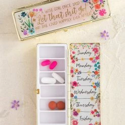 Natural Life Weekly Pill Organizer - A Wise Girl Once Said