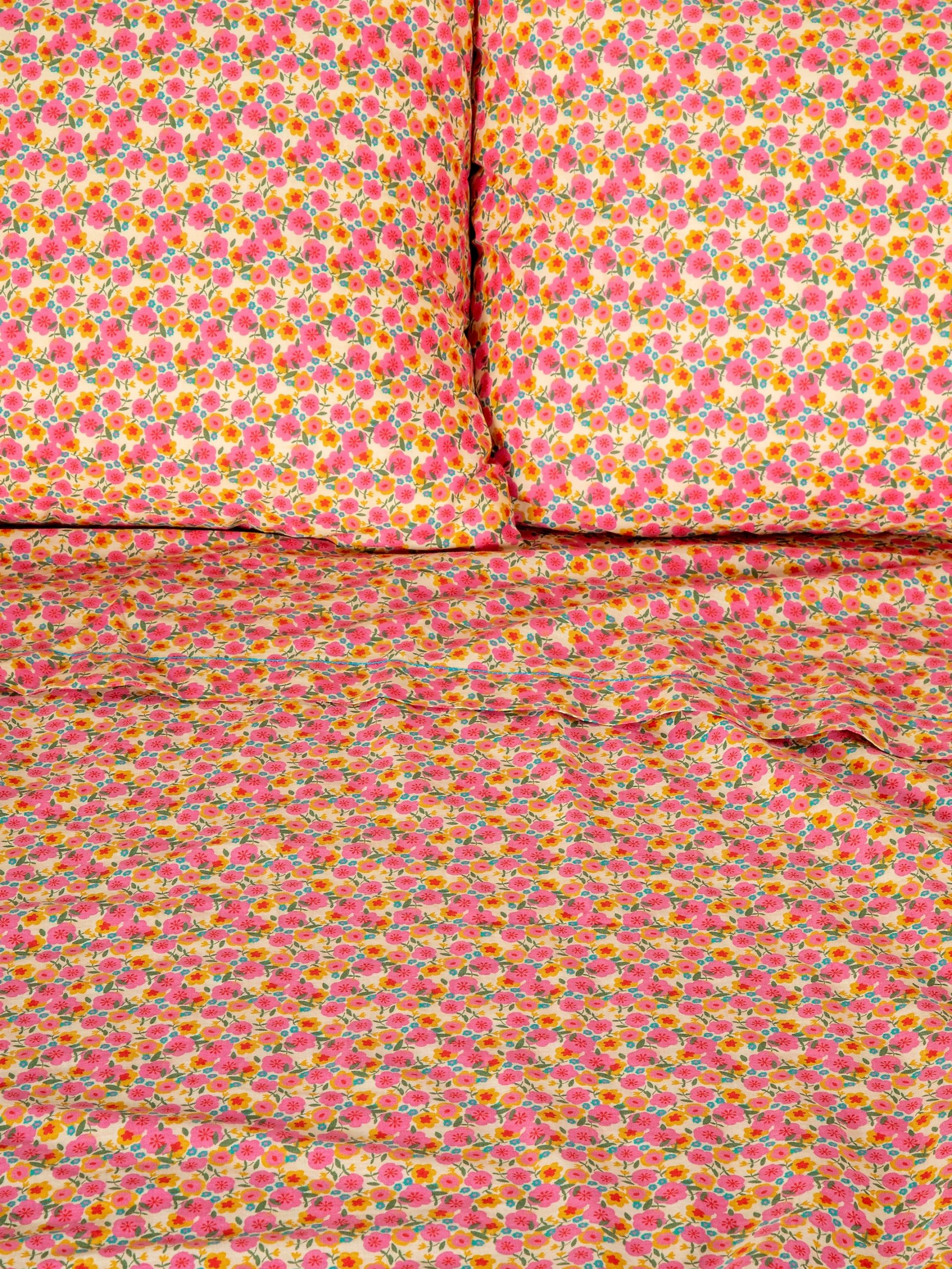 Natural Life Mix & Match Soft Cotton Flat Sheet - Pink Lucy 6 Natural Life Mix & Match Soft Cotton Flat Sheet - Pink Lucy - Image 4