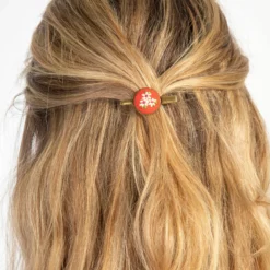 Natural Life Embroidered Button Hair Clips, Set Of 3 -Natural Life Shop Embroidered Hair Clip Set 20Red A3 scaled