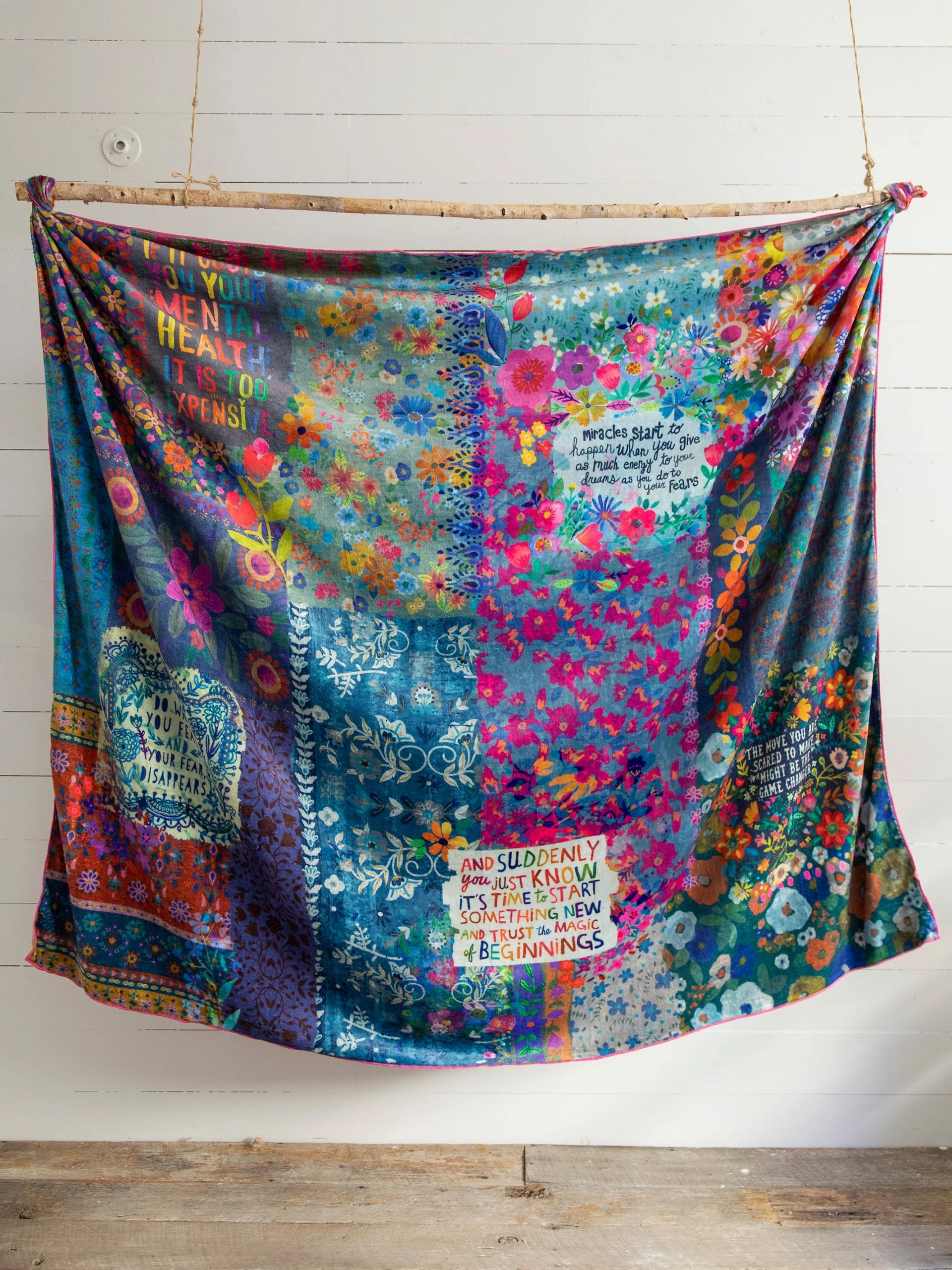 Natural Life XL Double-Sided Cozy Blanket - Fearless 4 Natural Life XL Double-Sided Cozy Blanket - Fearless - Image 2