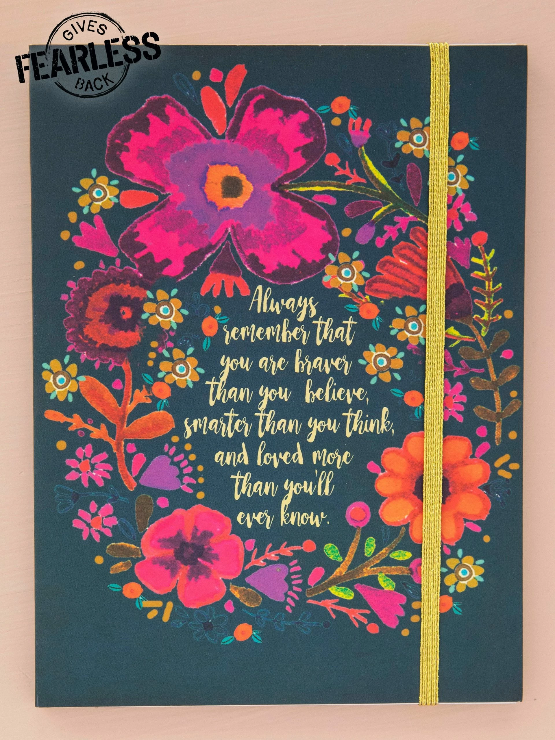 Natural Life Jot-It-Down Journal - Braver 3 Natural Life Jot-It-Down Journal - Braver