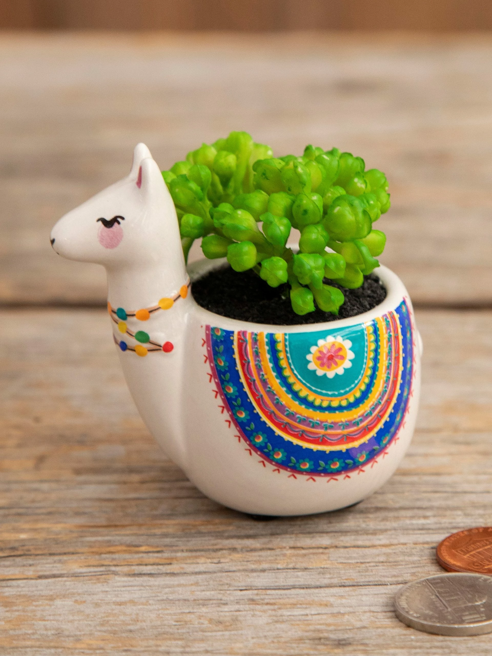 Natural Life Tiny Faux Succulents - Llama 3 Natural Life Tiny Faux Succulents - Llama