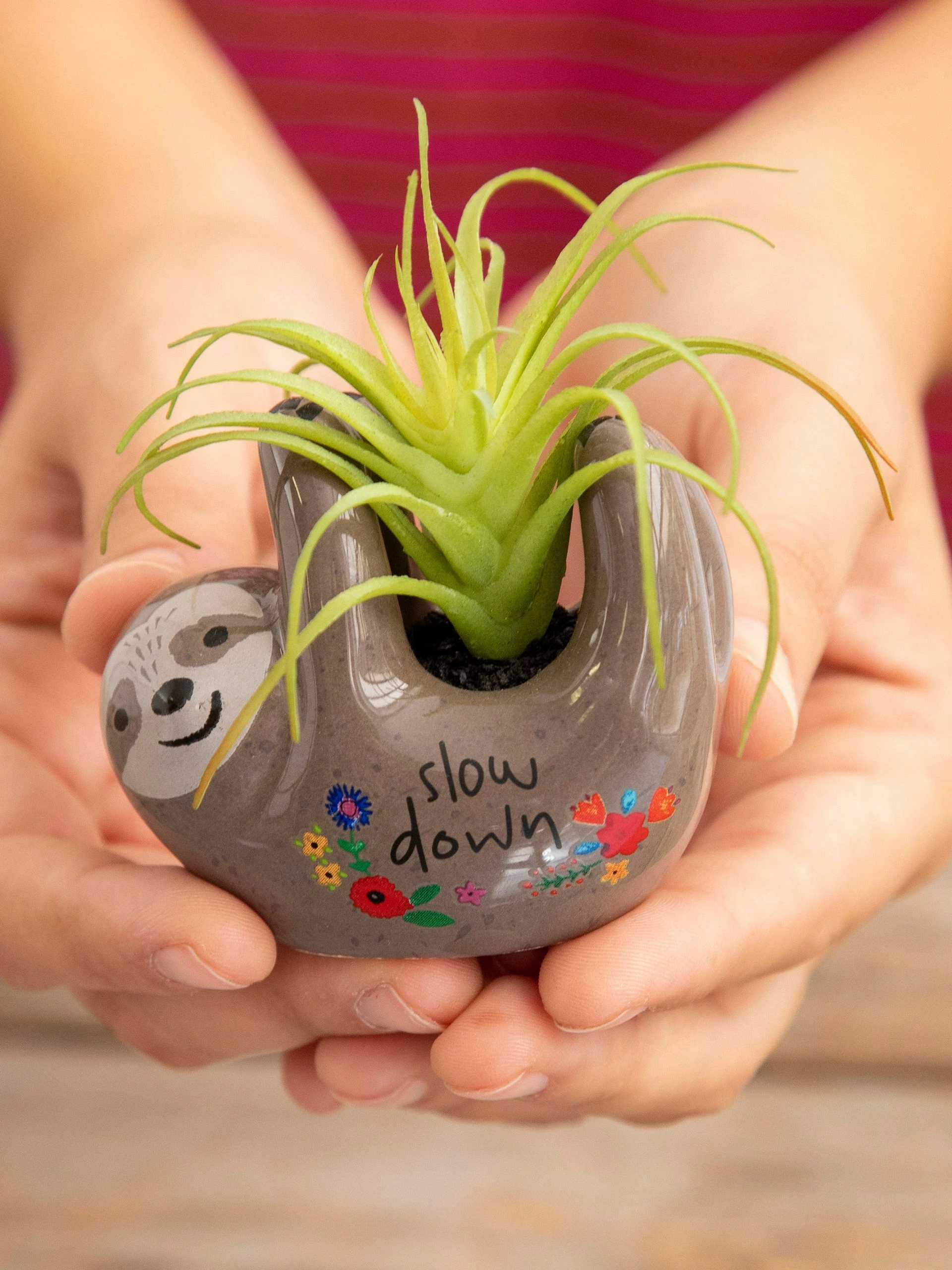 Natural Life Tiny Faux Succulents - Grey Sloth 3 Natural Life Tiny Faux Succulents - Grey Sloth